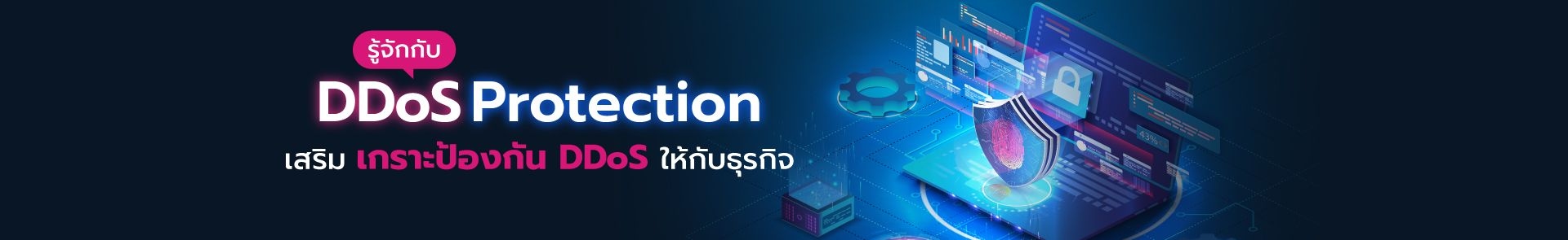 รู้จักกับ ddos protection คืออะไร - banner
