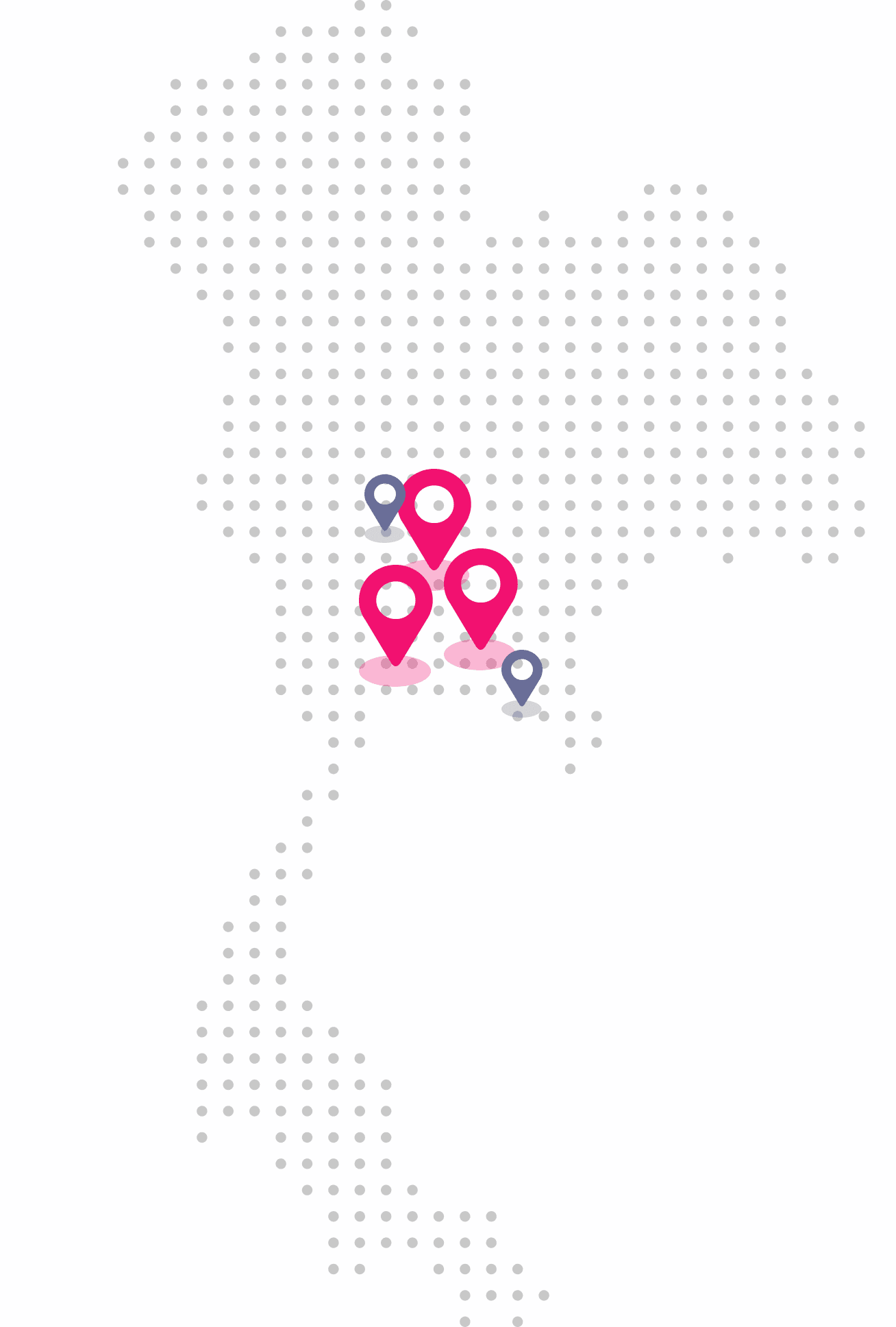 NIPA Cloud data center and site locations map