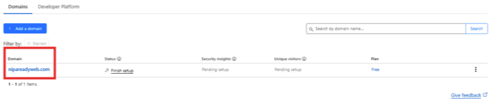 Cloudflare_Domain