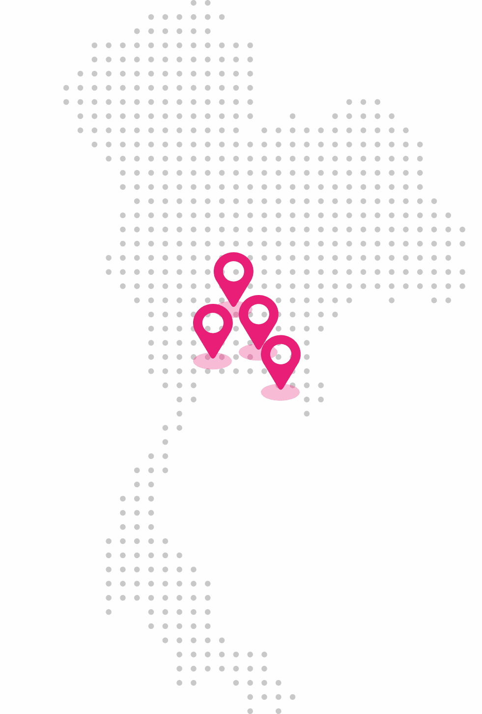 NIPA Cloud data center and site locations map